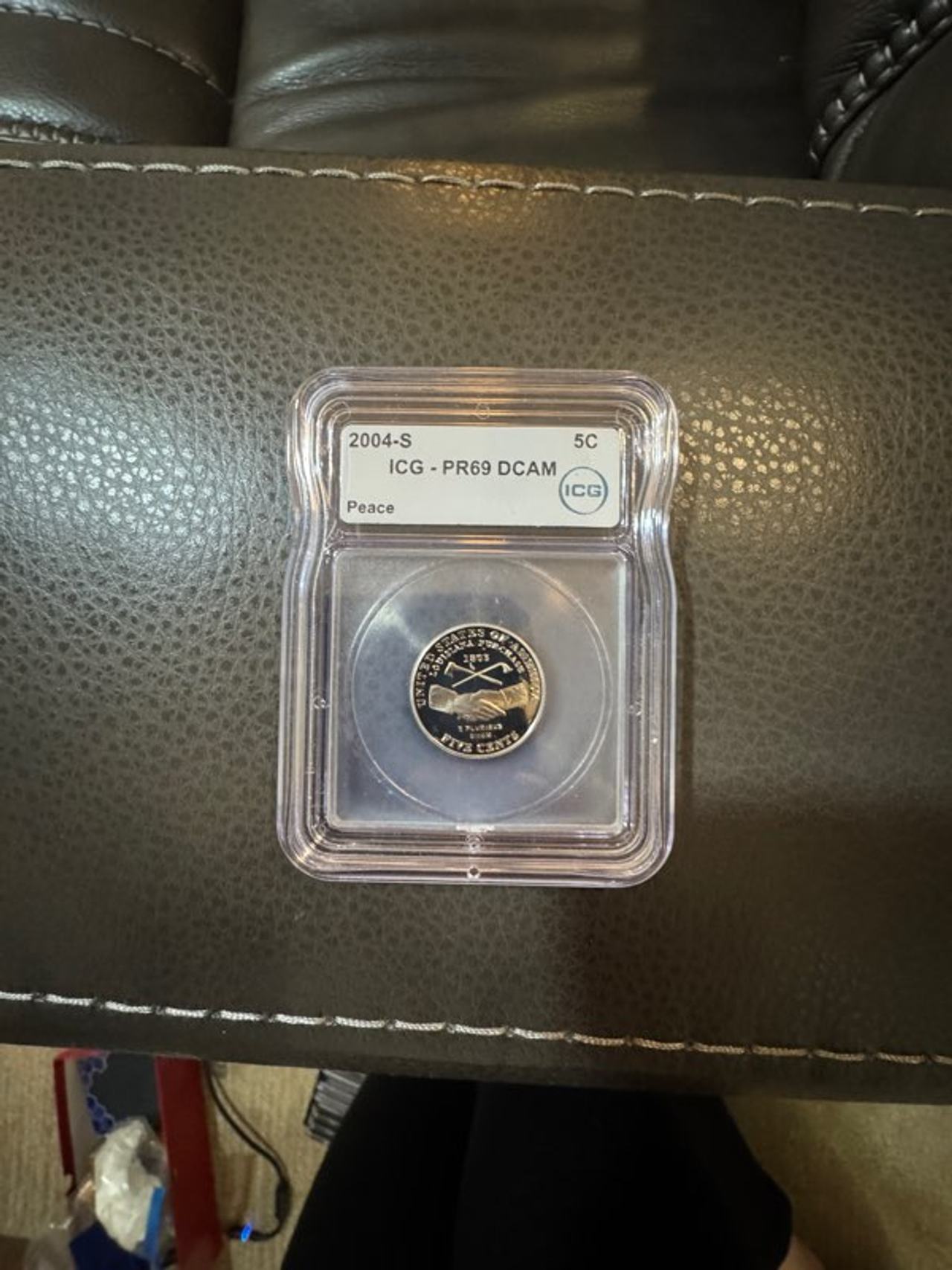 2004-S Peace Medal Nickel ICG PR69 DCAM