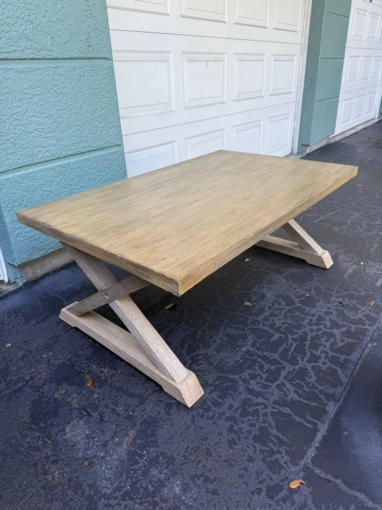 Restoration Hardware X-Base Coffee Table