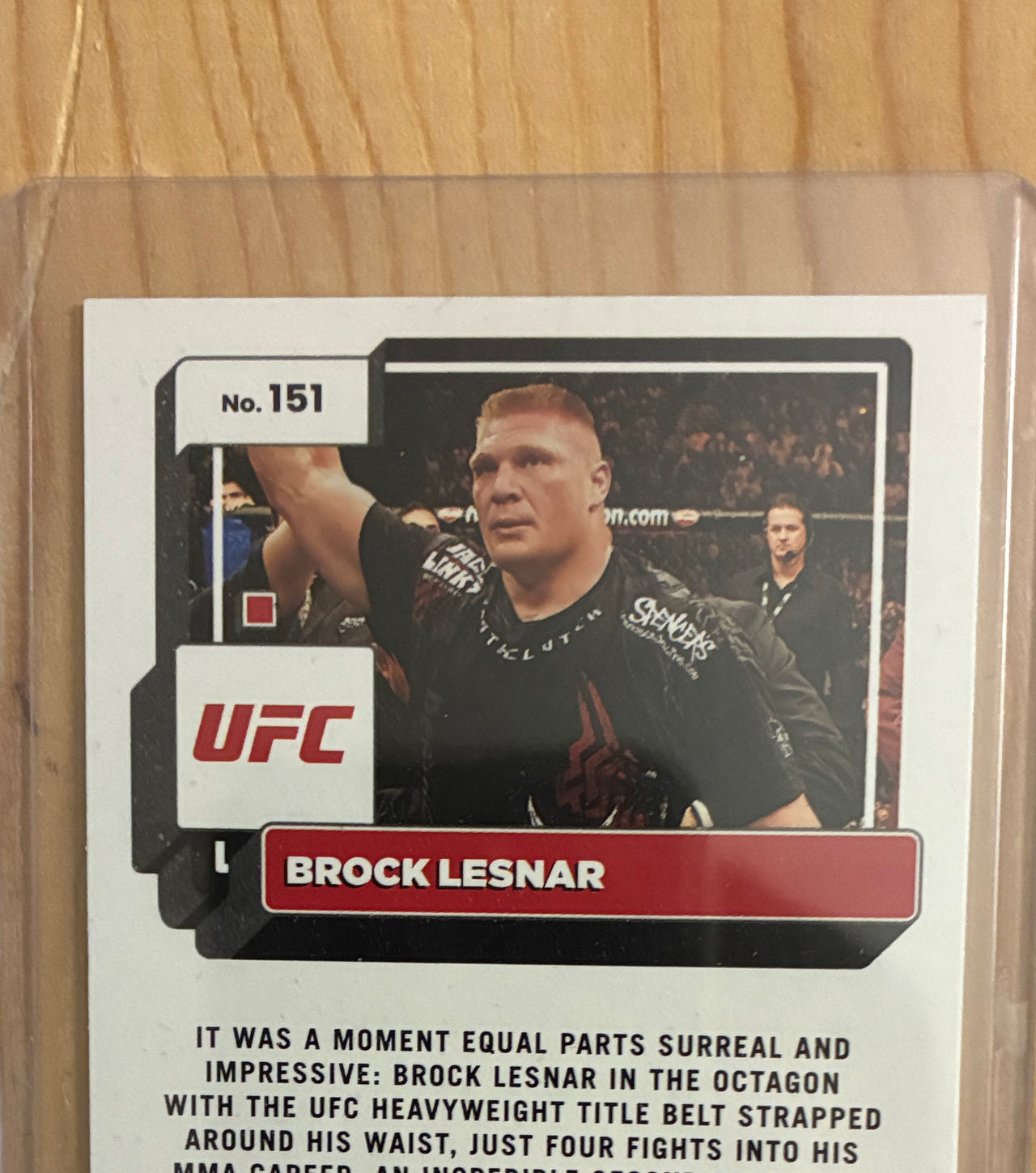 2010 Topps UFC Brock Lesnar #151 Trading Card
