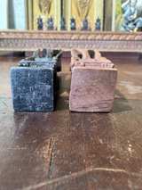 Vintage Hand-Carved Wooden Tribal Chess Set - Image 2
