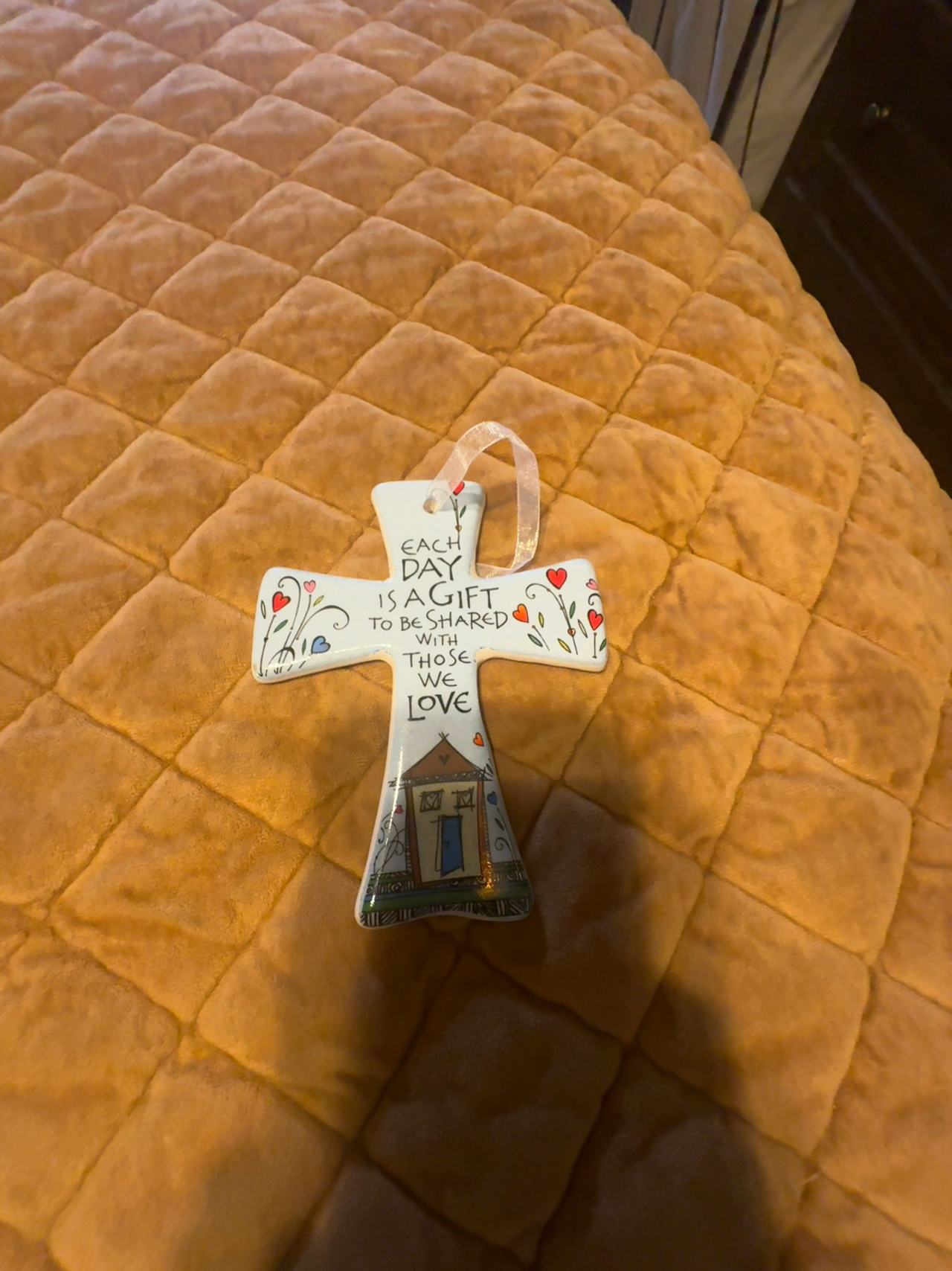 Each Day Porcelain Cross