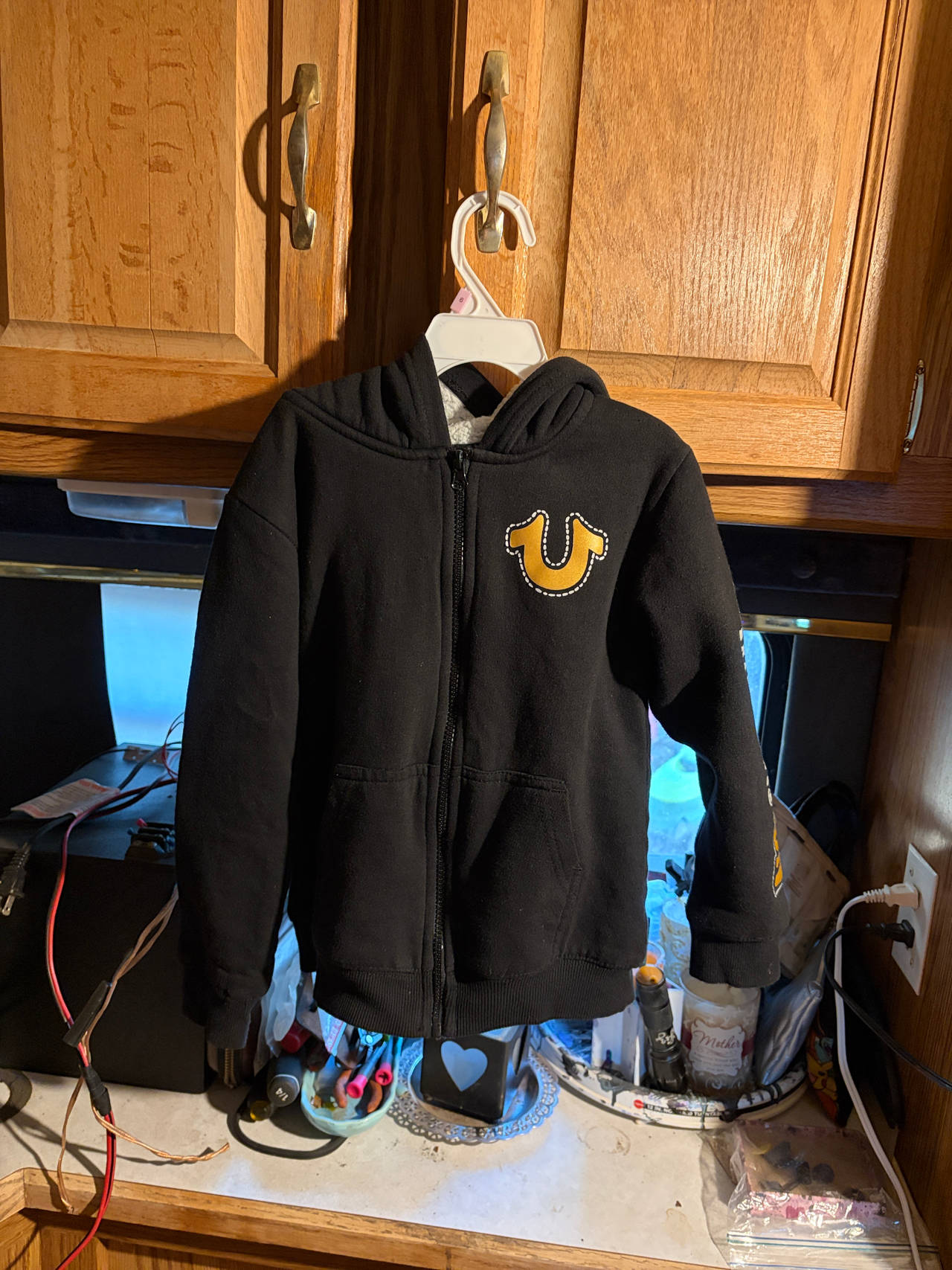 True Religion Kids Horseshoe Zip-Up Hoodie