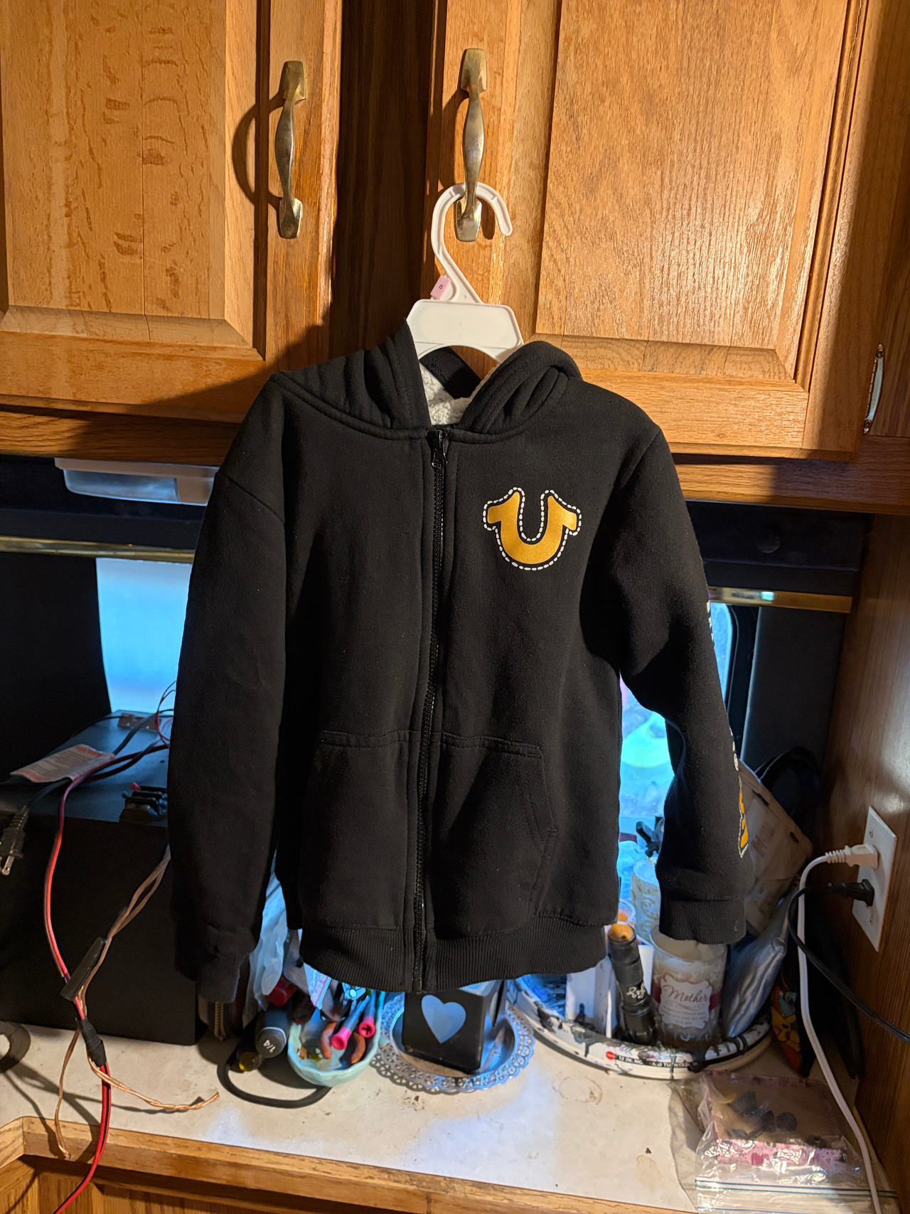 True Religion Kids Horseshoe Zip-Up Hoodie