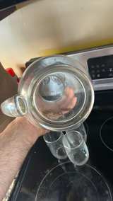Vintage Silver 25th Anniversary Pitcher and Glass Set - Image 4