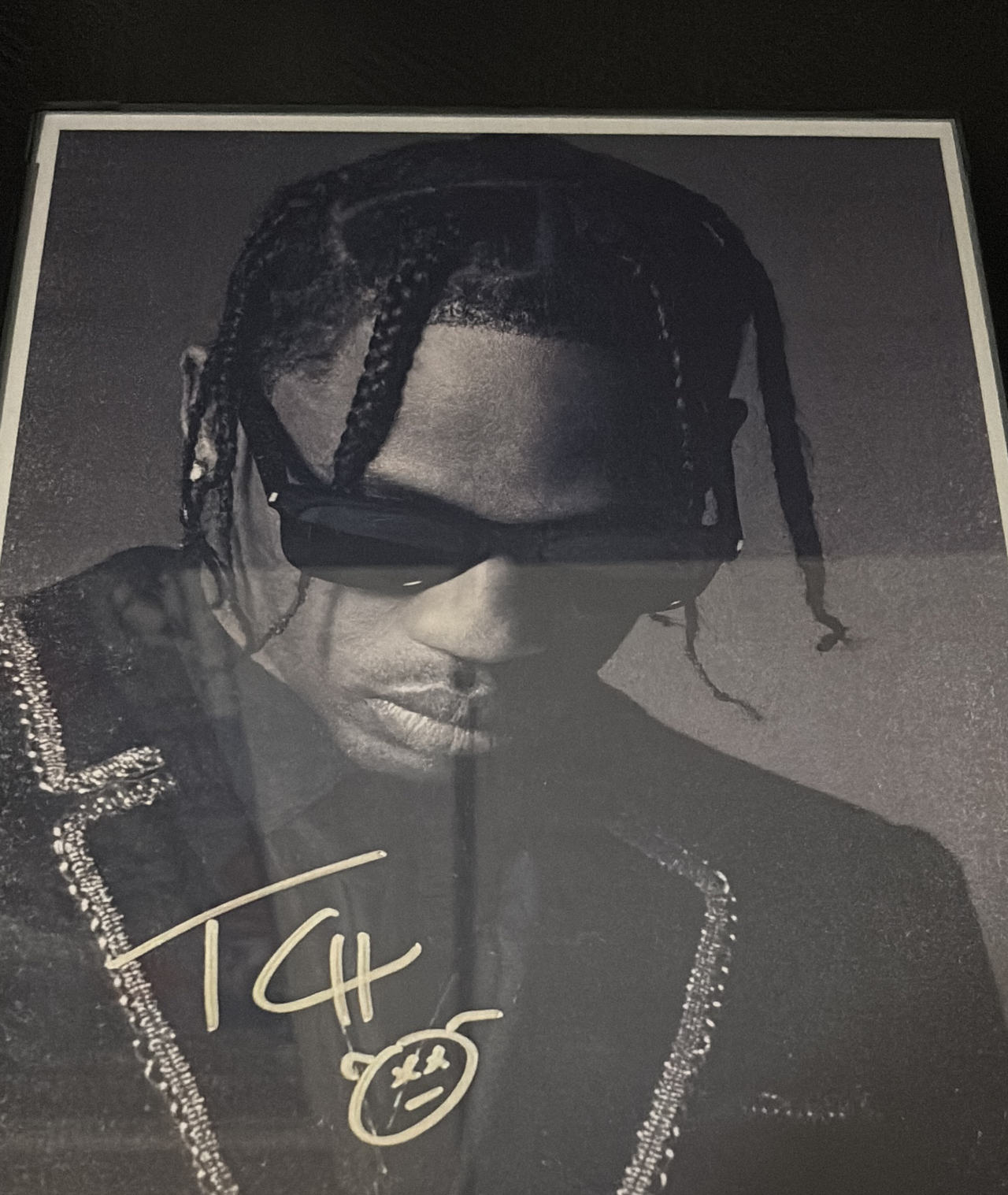 Travis Scott Signed 8x10 Photo (FRAMED)