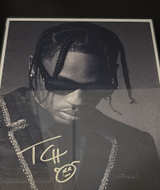Travis Scott Signed 8x10 Photo (FRAMED) - Image 1