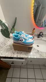 Nike Air Force 1 Low Light Photo Blue - Image 1