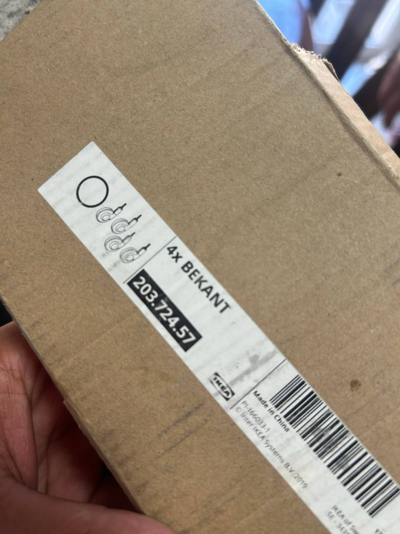 IKEA BEKANT Casters