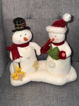 Hallmark Jingle Pals Mr & Mrs Snowman Animated Plush TESTED AND WORKS  - Image 1