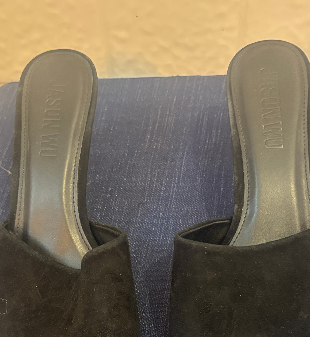 Jason Wu Black Suede Mules