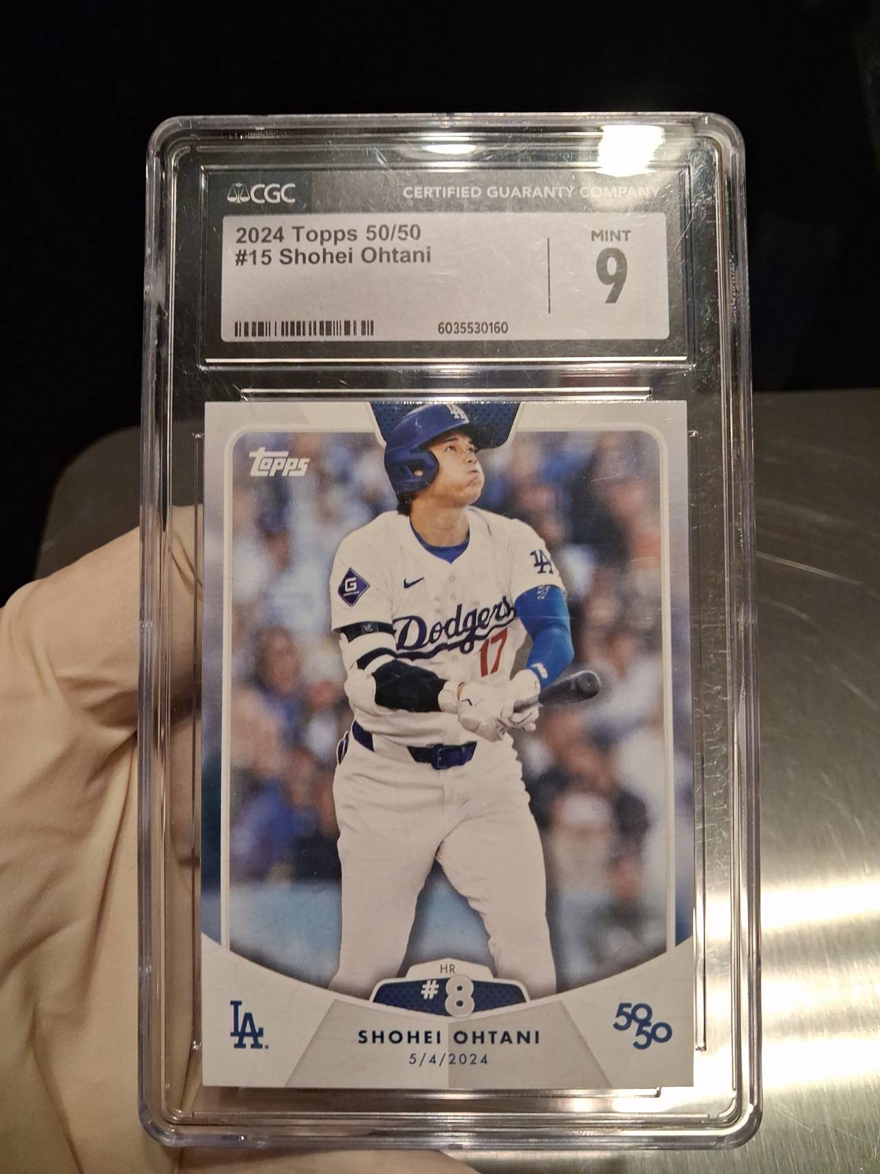 2024 Topps 50/50 Shohei Ohtani #15 CGC 9