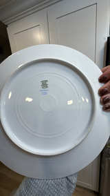 Haviland Limoges Dinner Plate Pink & White Floral - Image 2