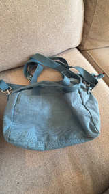Kipling Blue Shoulder Bag Handbag with Ape  - Image 3