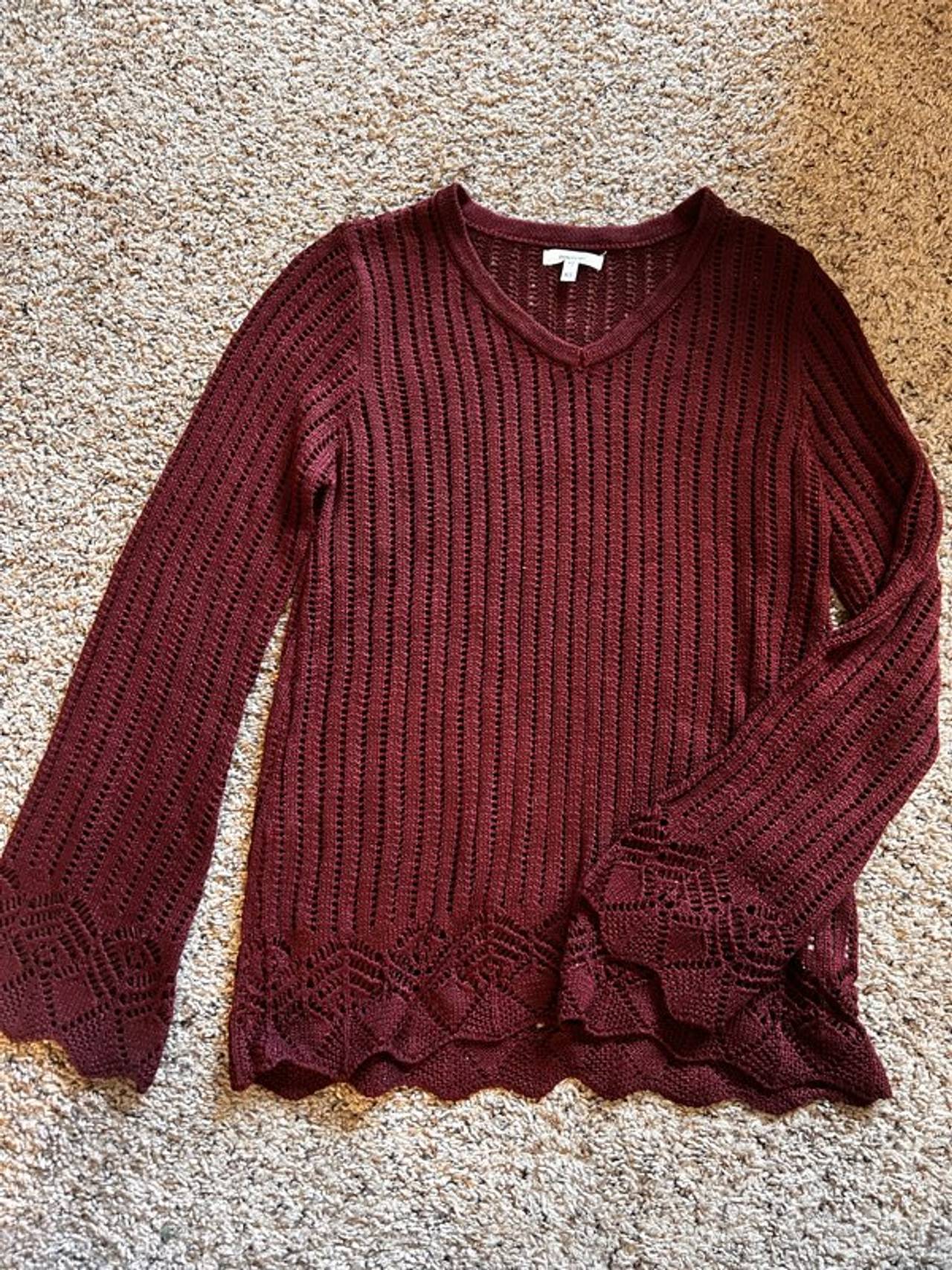 Crochet Knit Sweater