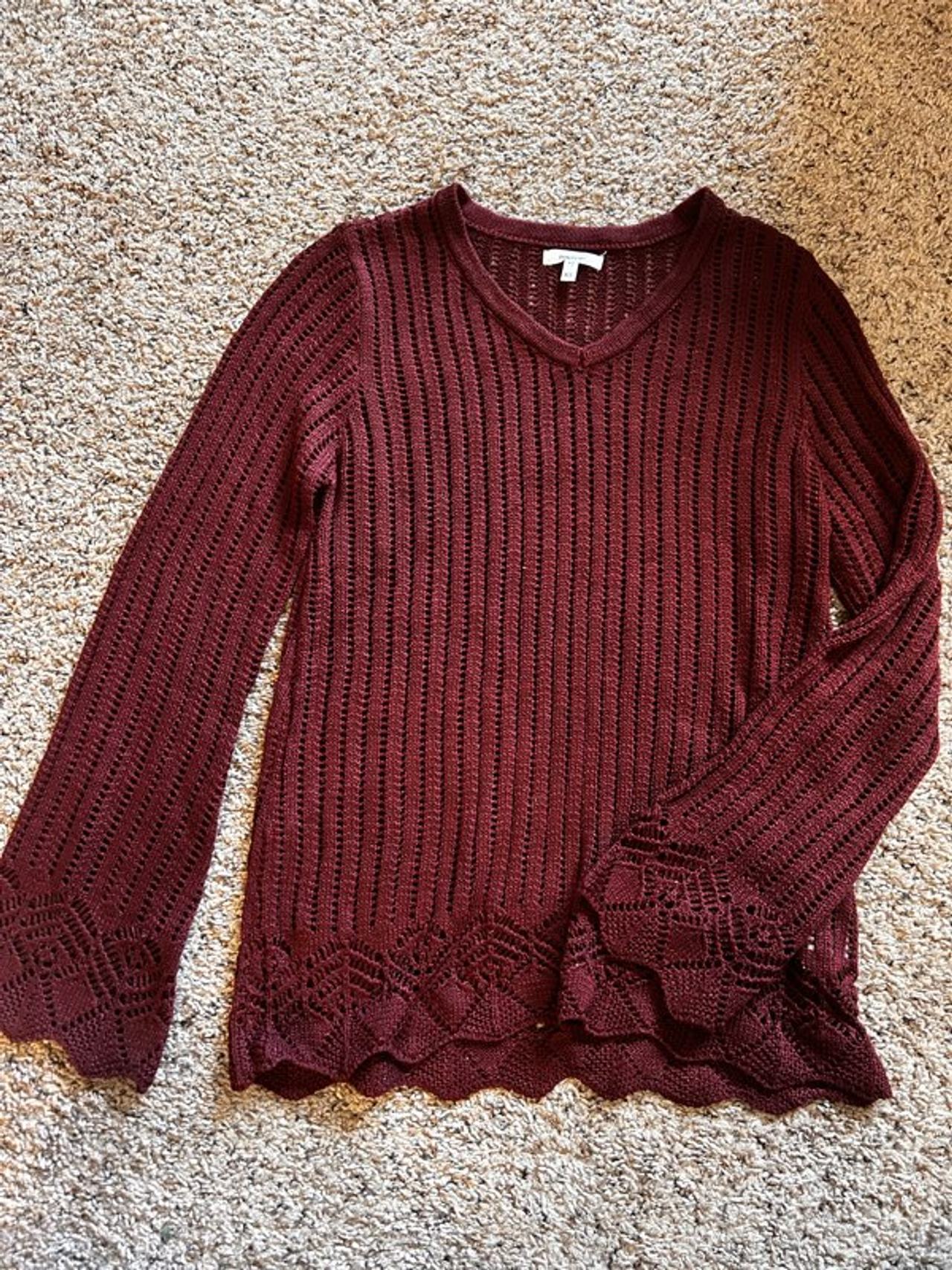Crochet Knit Sweater