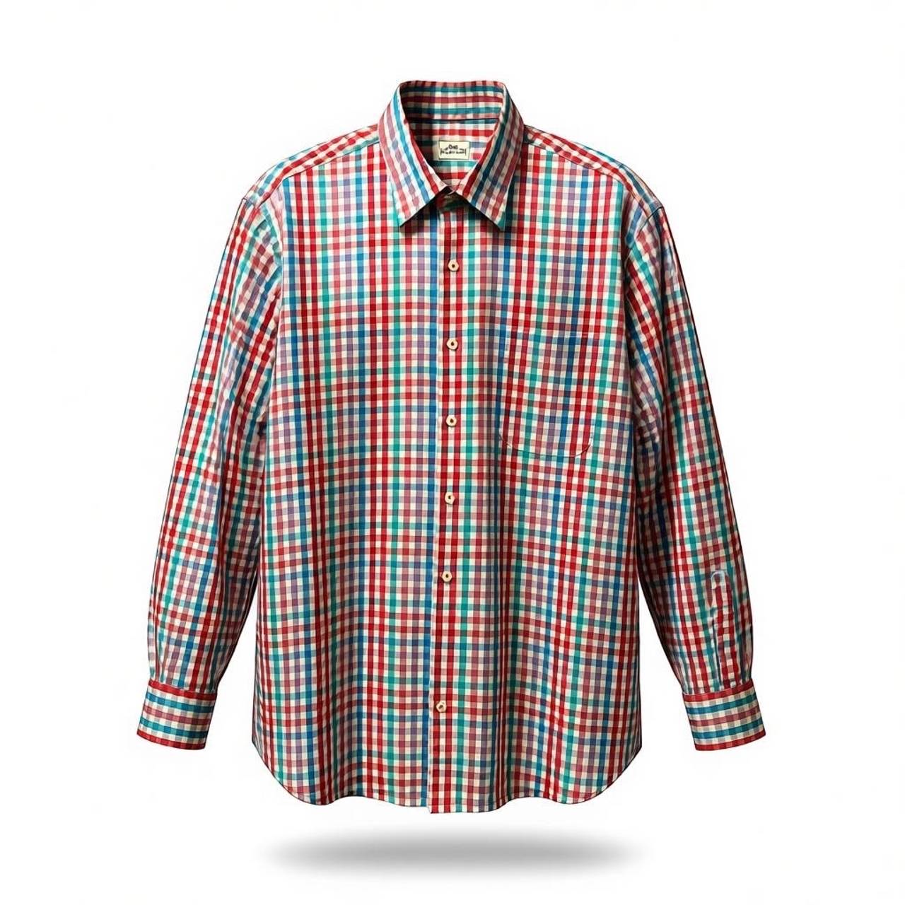 Hermès Plaid Cotton Button-Down Shirt