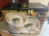 John Deere Timeless 16-Piece Dinnerware Set - Image 1
