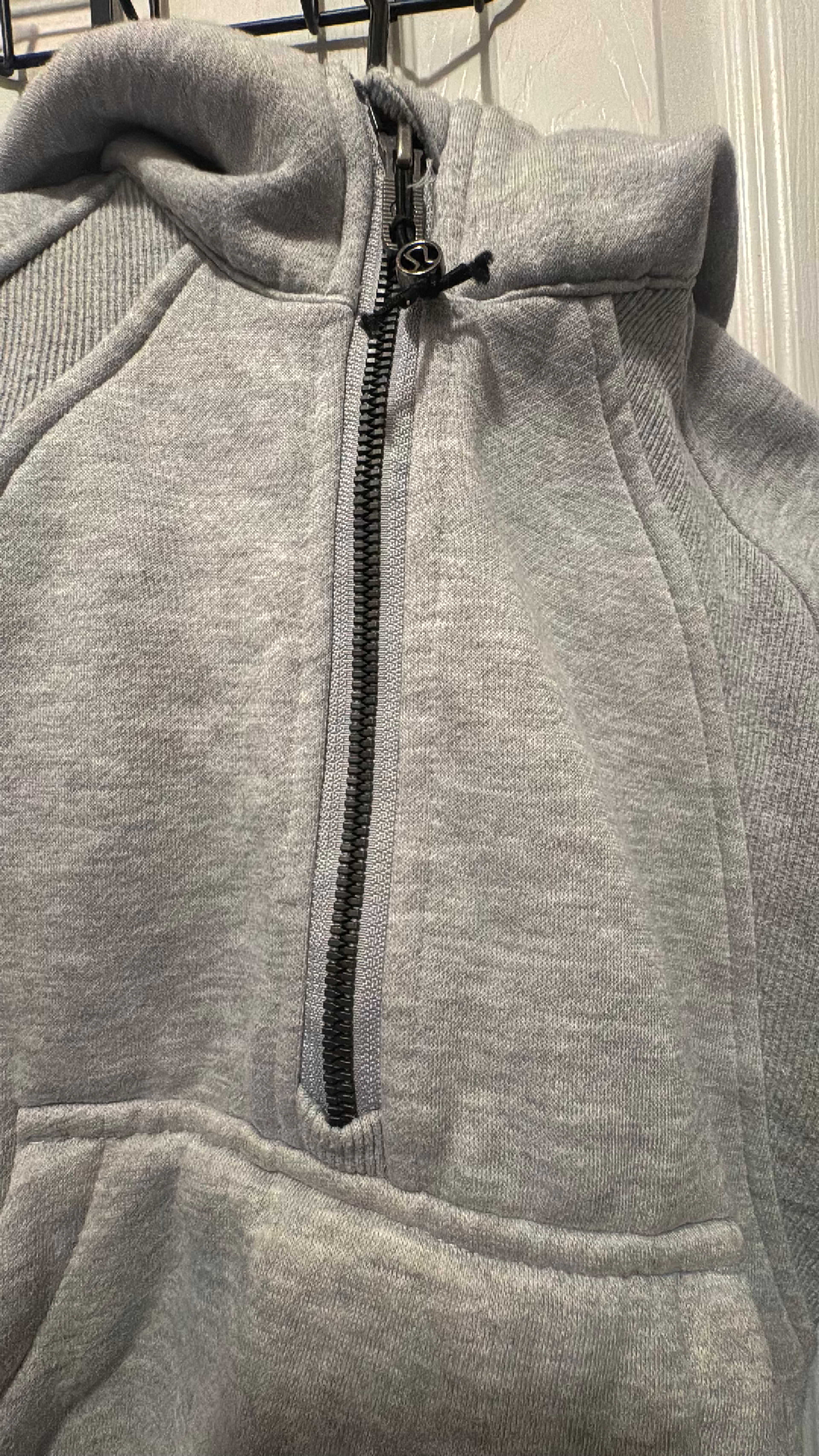 Lululemon Scuba Oversized Half-Zip Hoodie Gray - Image 3