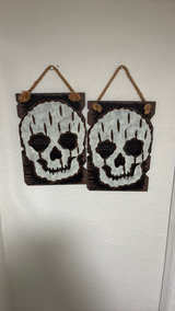 Wooden Skull Wall Hanging - Image 2
