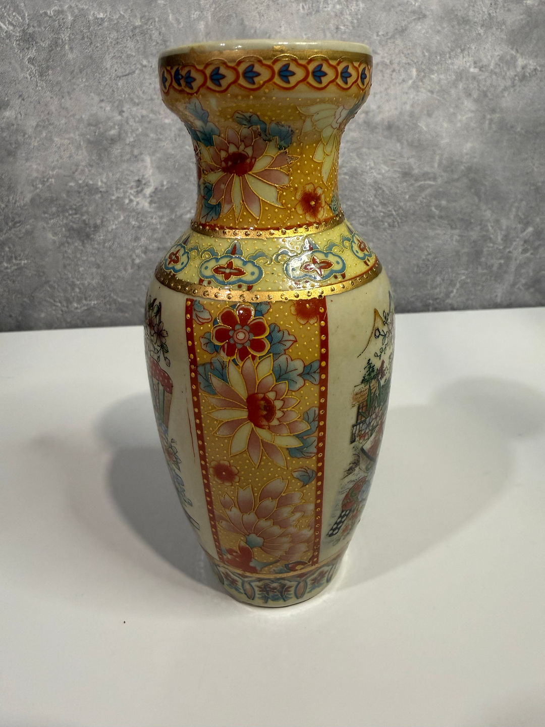 Vintage 6" Japanese Satsuma Style Vase