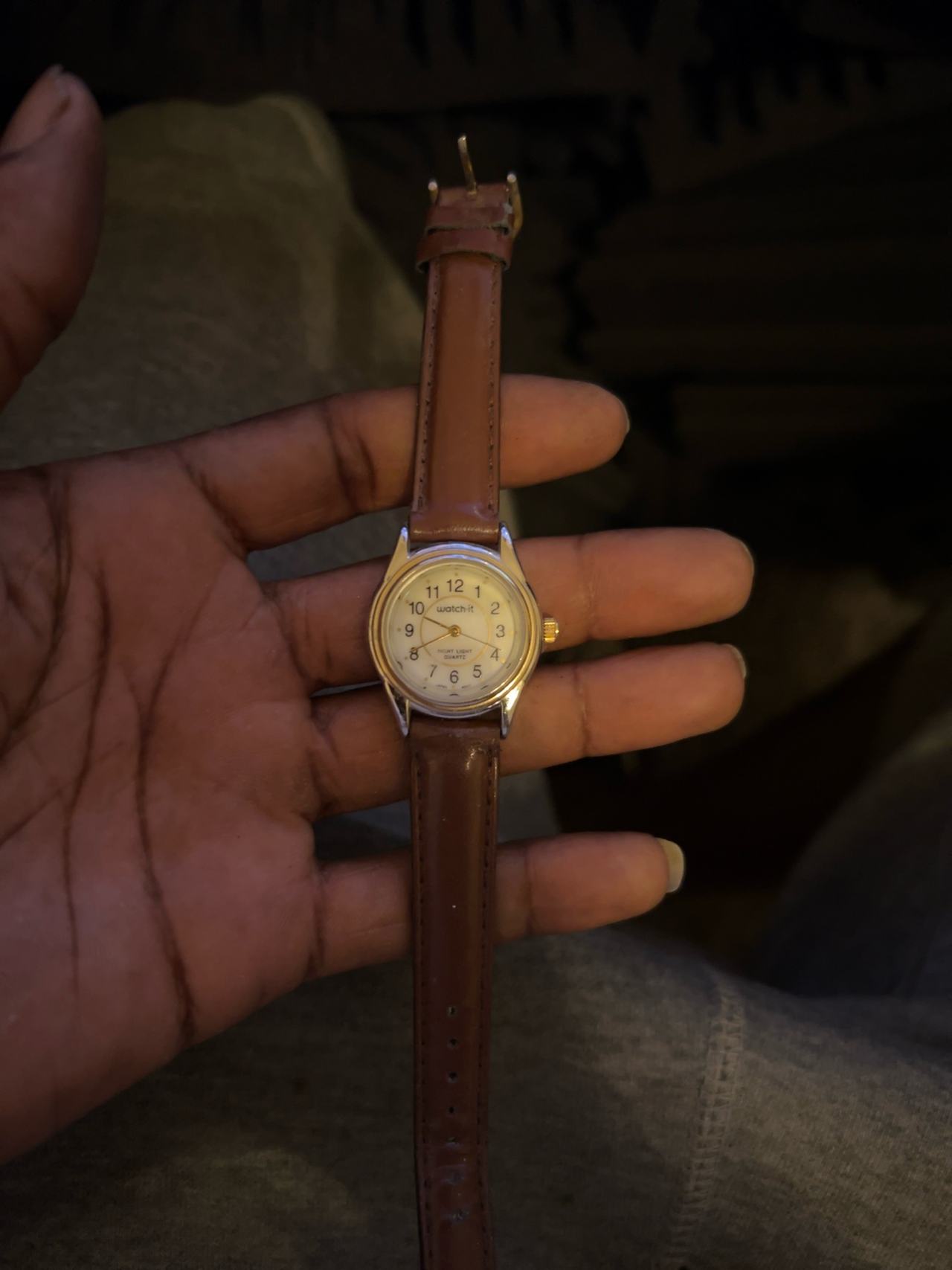 Watch-It Advance Silver Tone Gold Quartz Watch