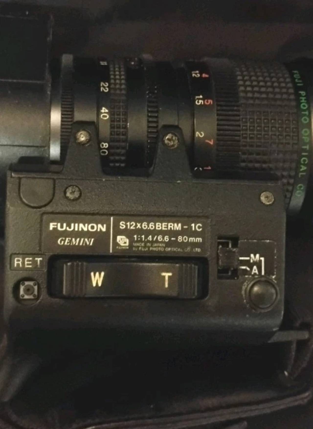 Fujinon Gemini S12x6.6BERM-1C Broadcast Zoom Lens