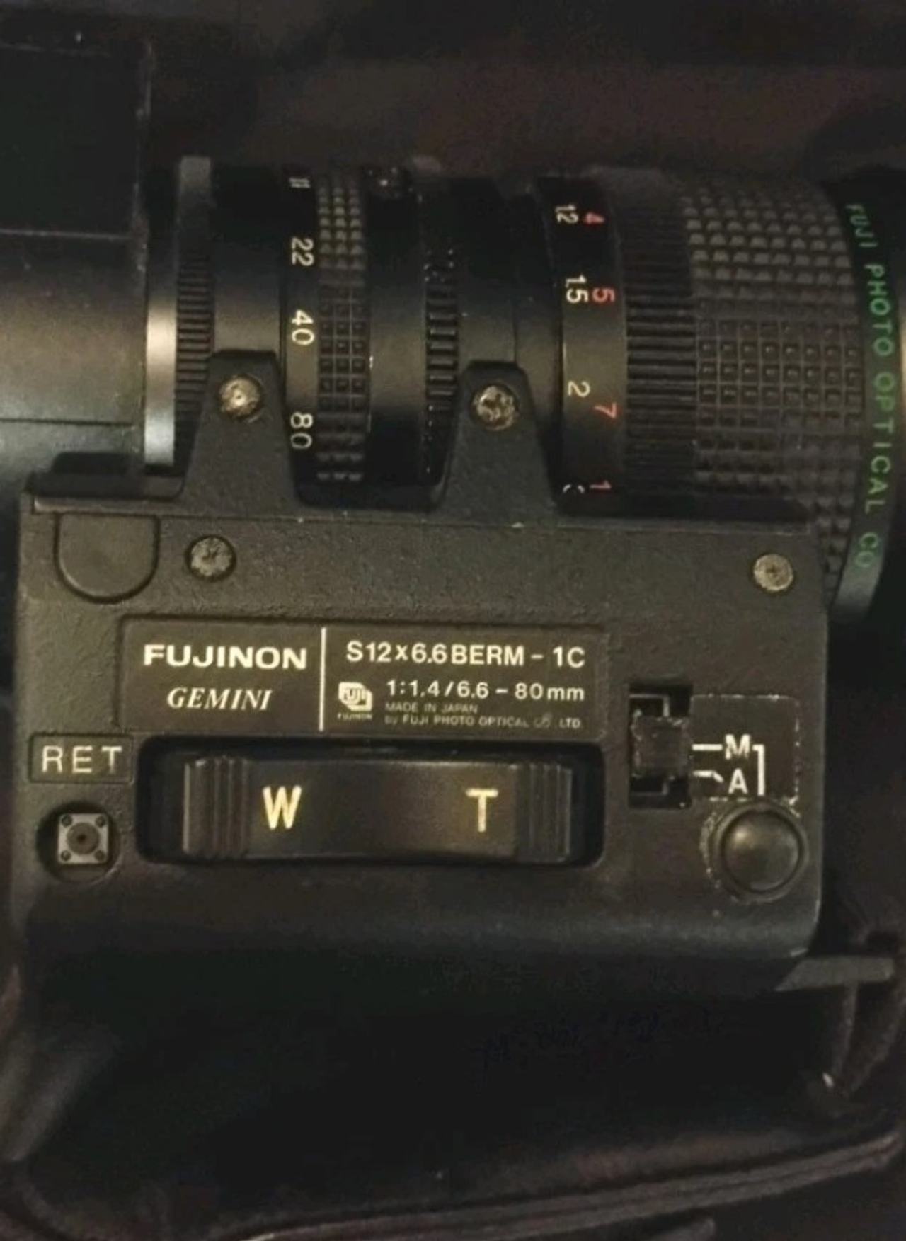 Fujinon Gemini S12x6.6BERM-1C Broadcast Zoom Lens