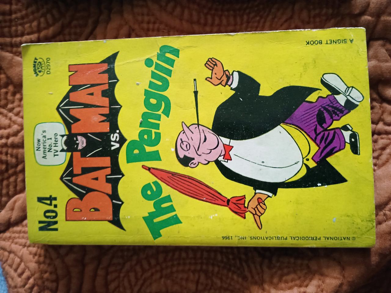 Batman vs. The Penguin No. 4 Signet Paperback 1966