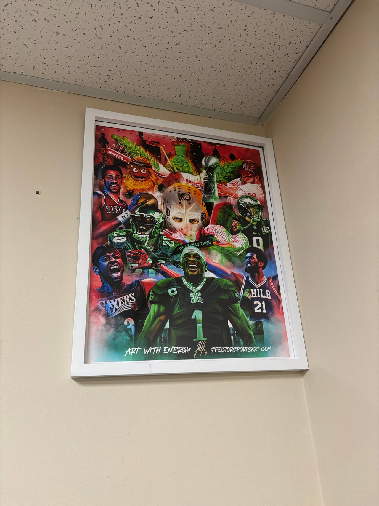 Spector Sports Art Philadelphia Sports Collage Poster