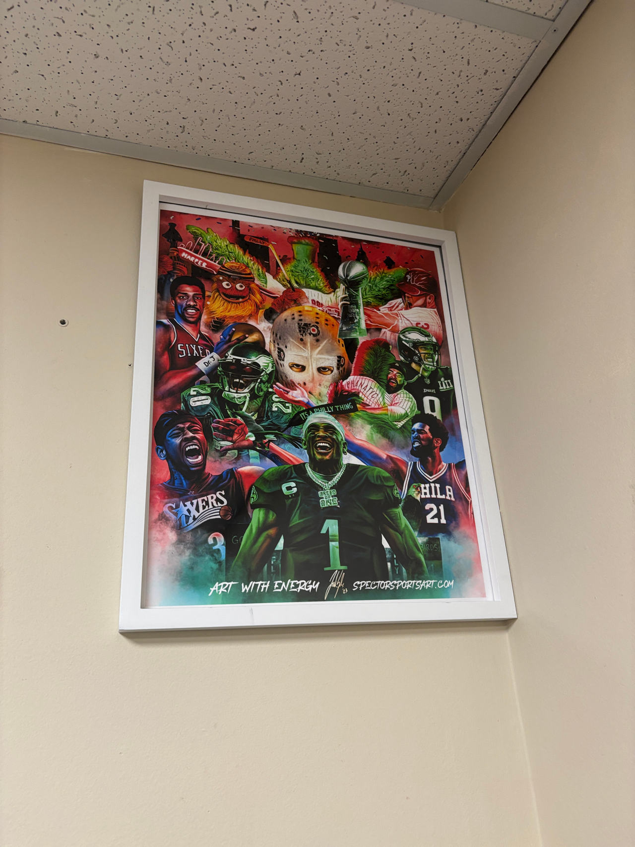 Spector Sports Art Philadelphia Sports Collage Poster