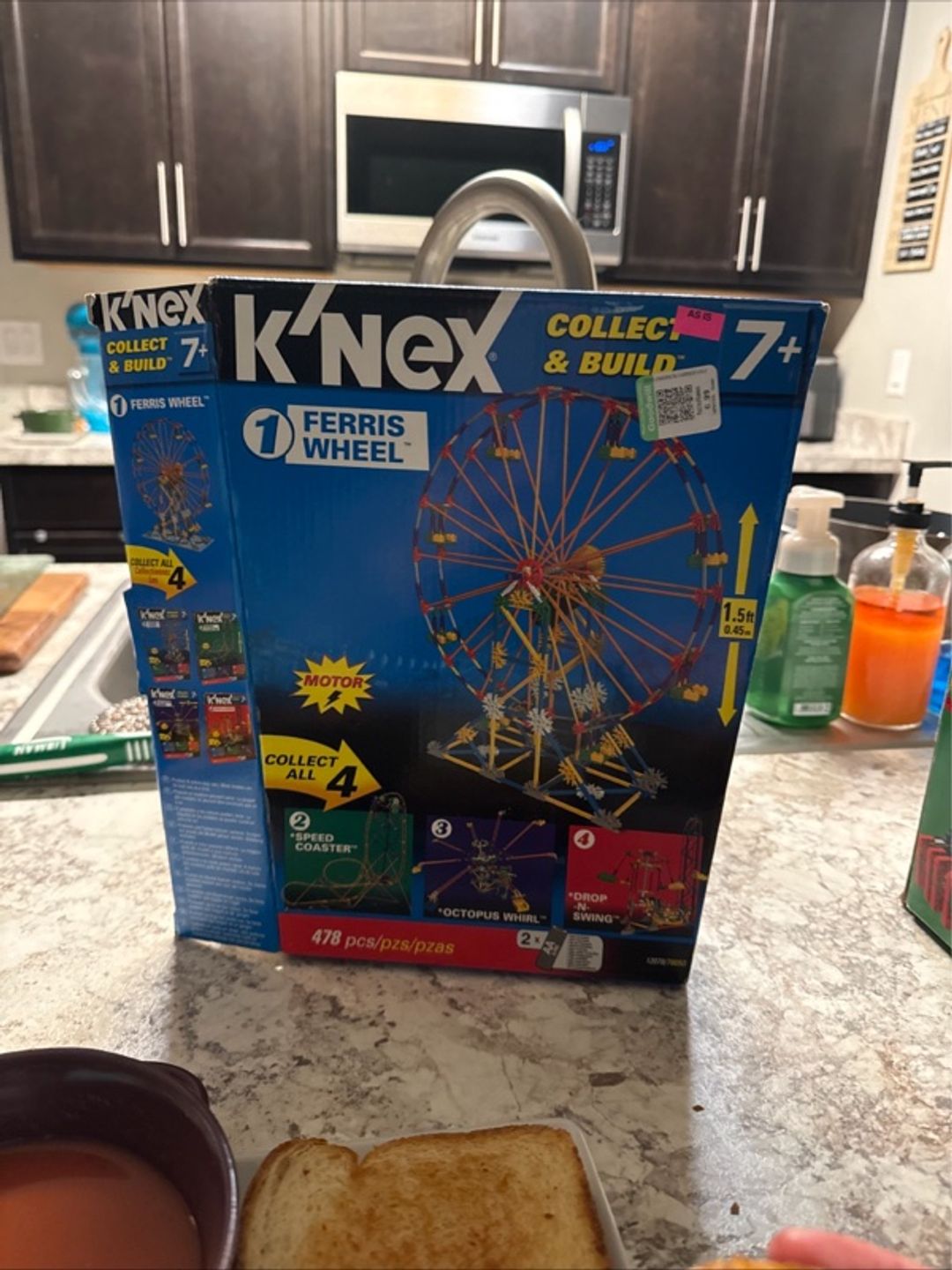 K'Nex Ferris Wheel Collect & Build Set 475-Piece Motorized