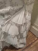 Bella Donna Ivory Strapless Beaded Mermaid Wedding Dress Size 2-4 - Image 3