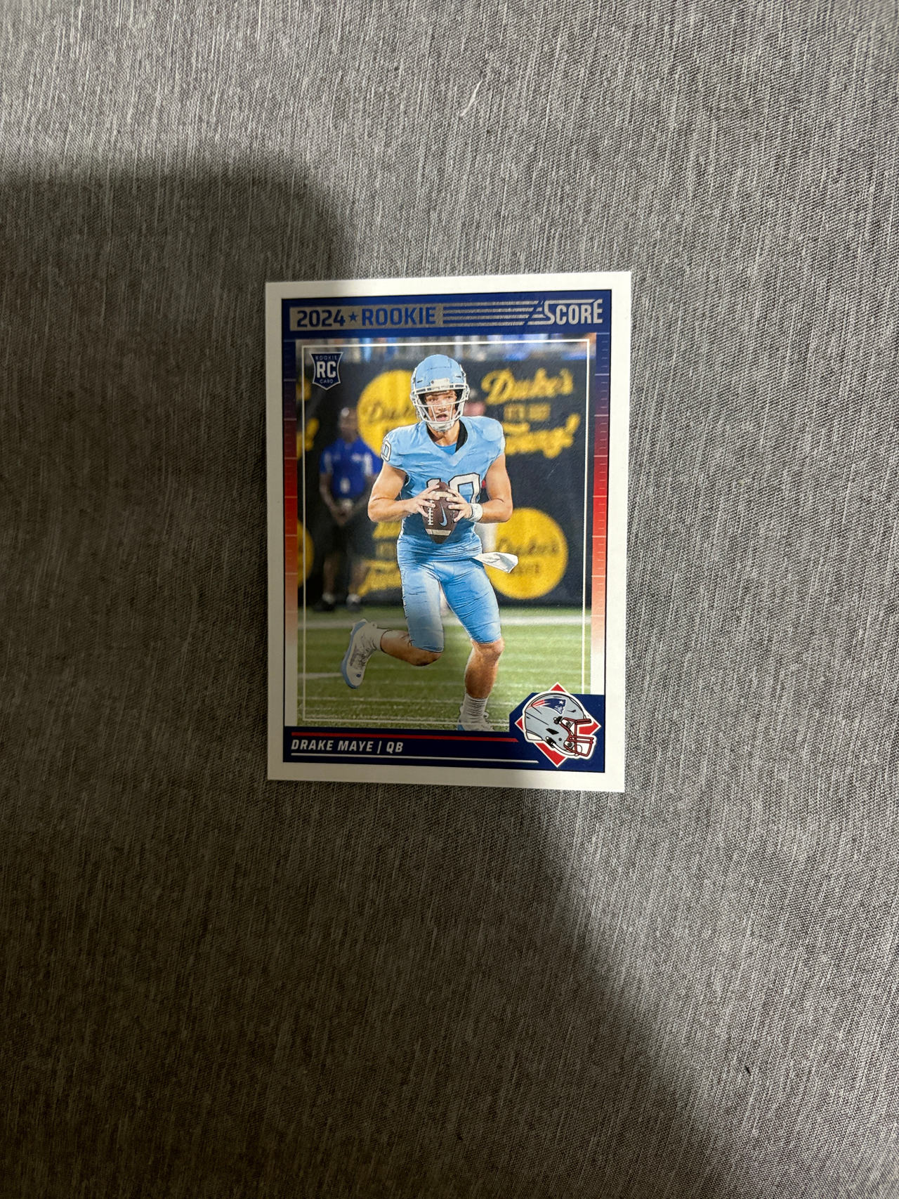 2024 Score Panini Rookie Football Drake Maye Rookie Card