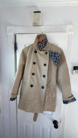 Coach Women's Cream Peacoat Size Large  - Image 4