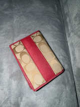 Coach Signature Stripe Bifold Wallet - Image 1