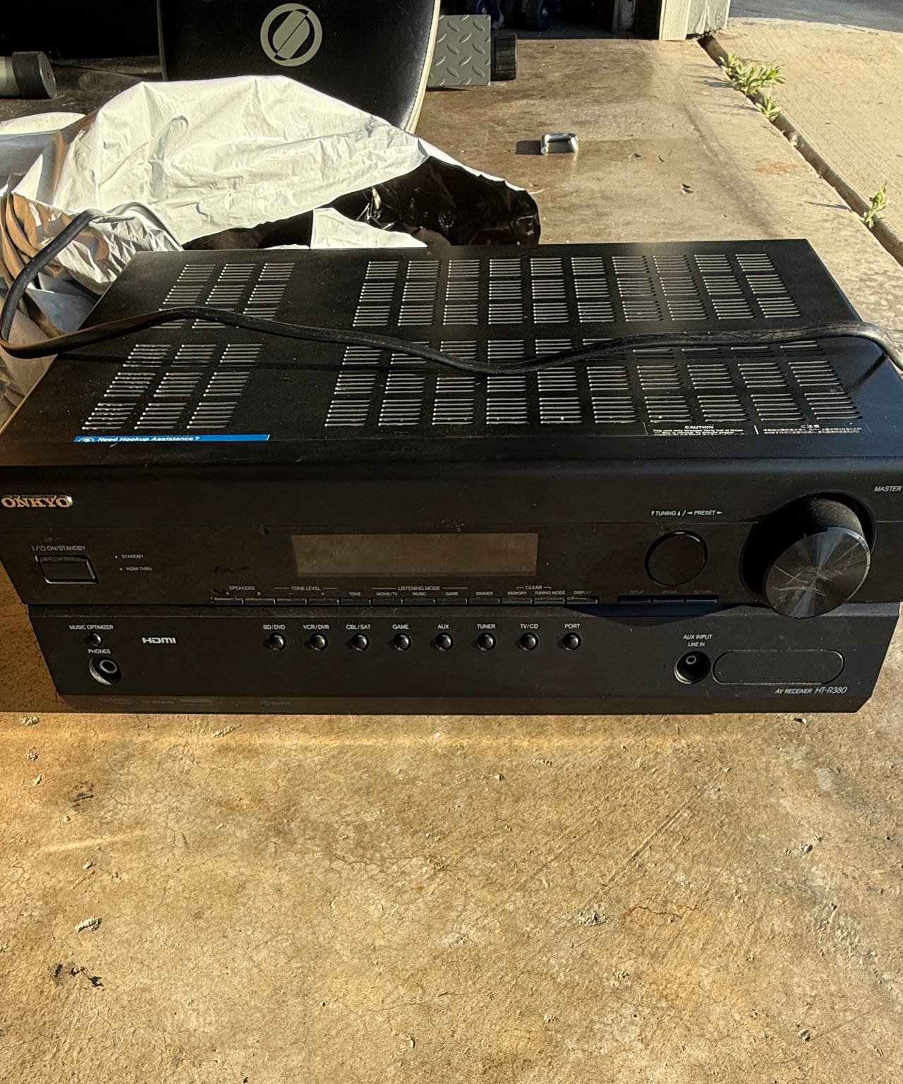 Onkyo HT-R380 5.1-Channel Home Theater Receiver