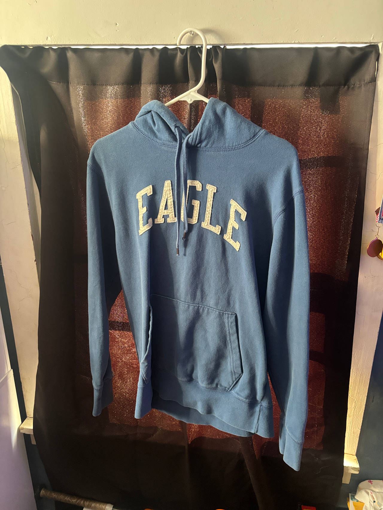 American Eagle Blue Graphic Hoodie