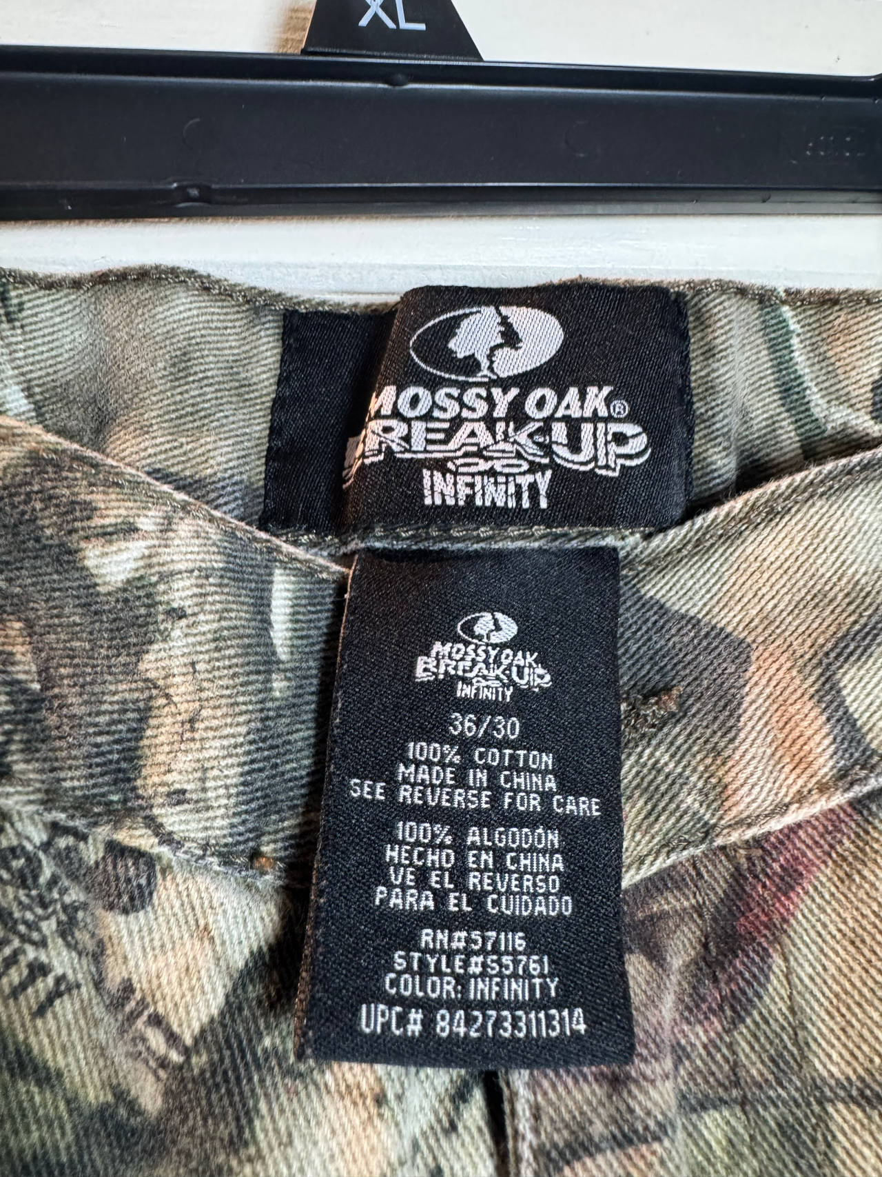 Mossy Oak Break-Up Infinity Pants size 36x30