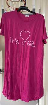 Size 14 Pink Nightdress with its a girls love heart.  - Image 3