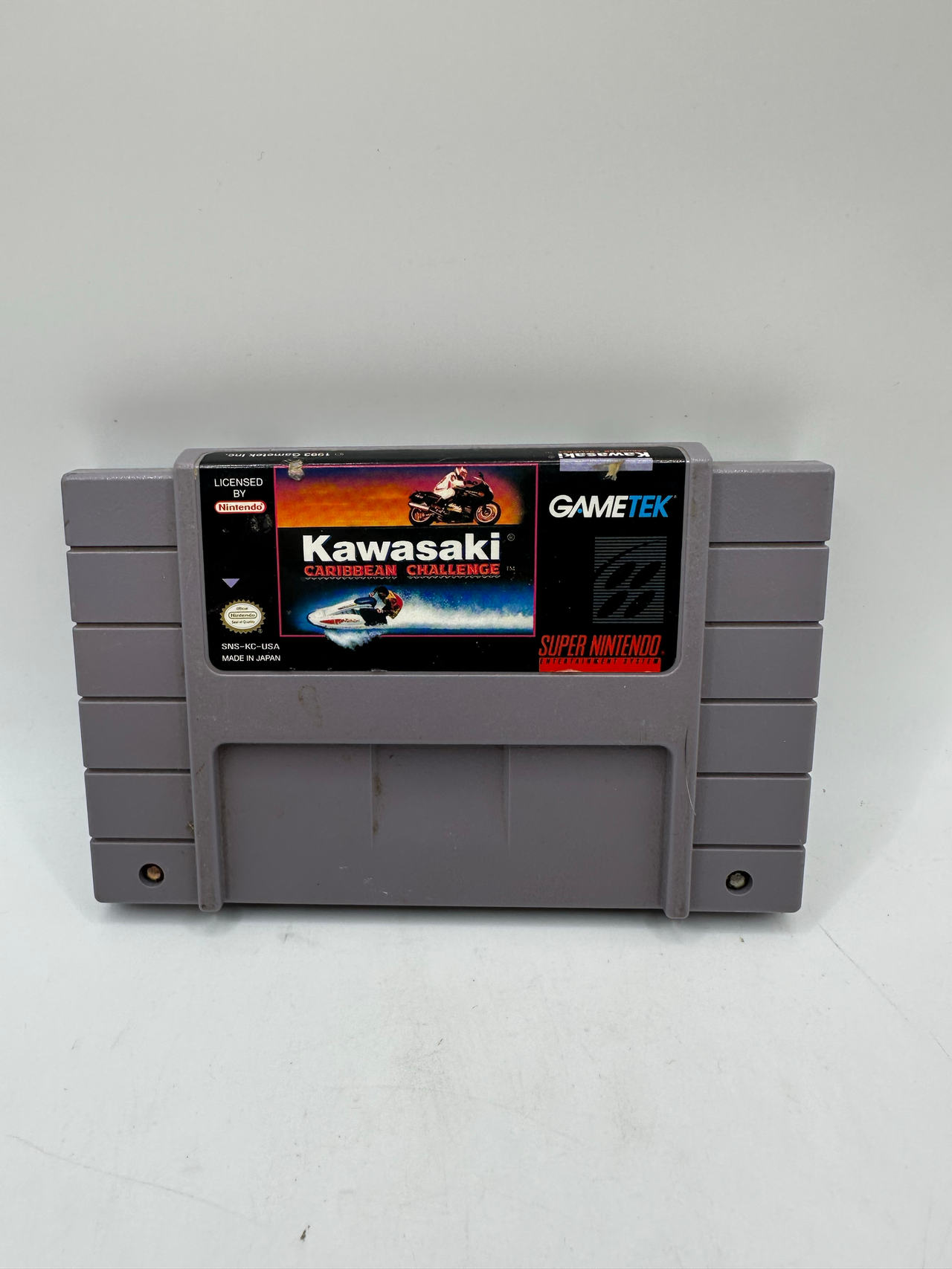 Kawasaki Caribbean Challenge - Super Nintendo SNES - Cartridge Only - Tested