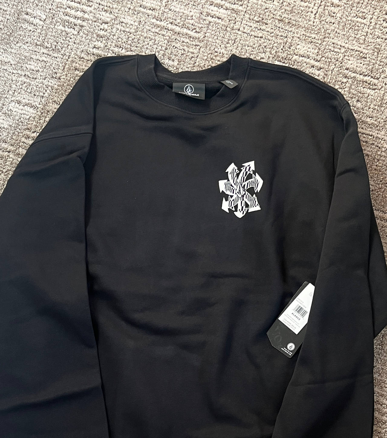 Volcom Men's Graphic Crewneck Sweatshirt new with tags m