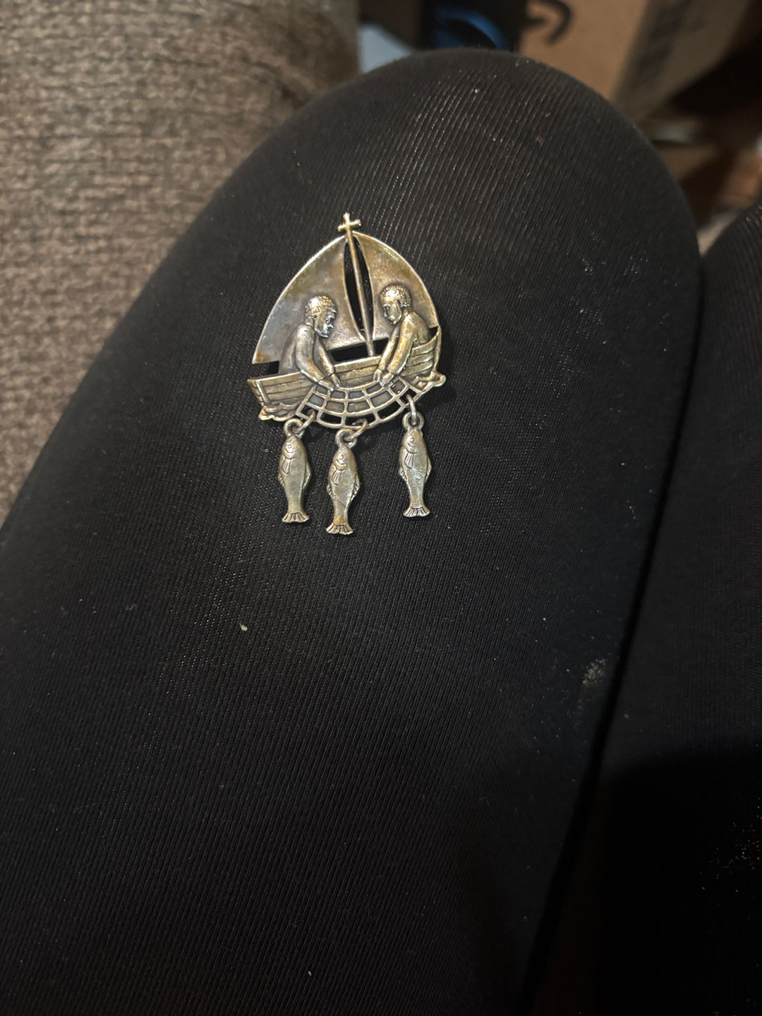 James Avery Fisher of men pin