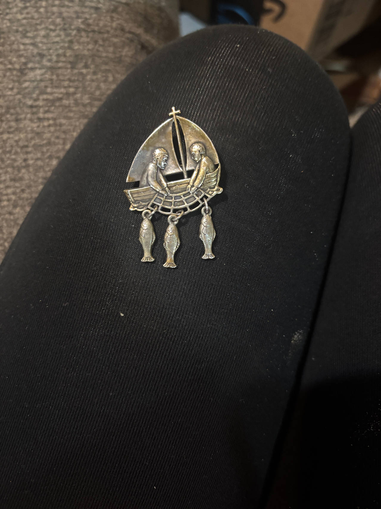 James Avery Fisher of men pin