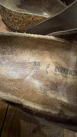 Birkenstock Arizona Double Strap Sandals Dark Brown Size 34 220 C13 - Image 3