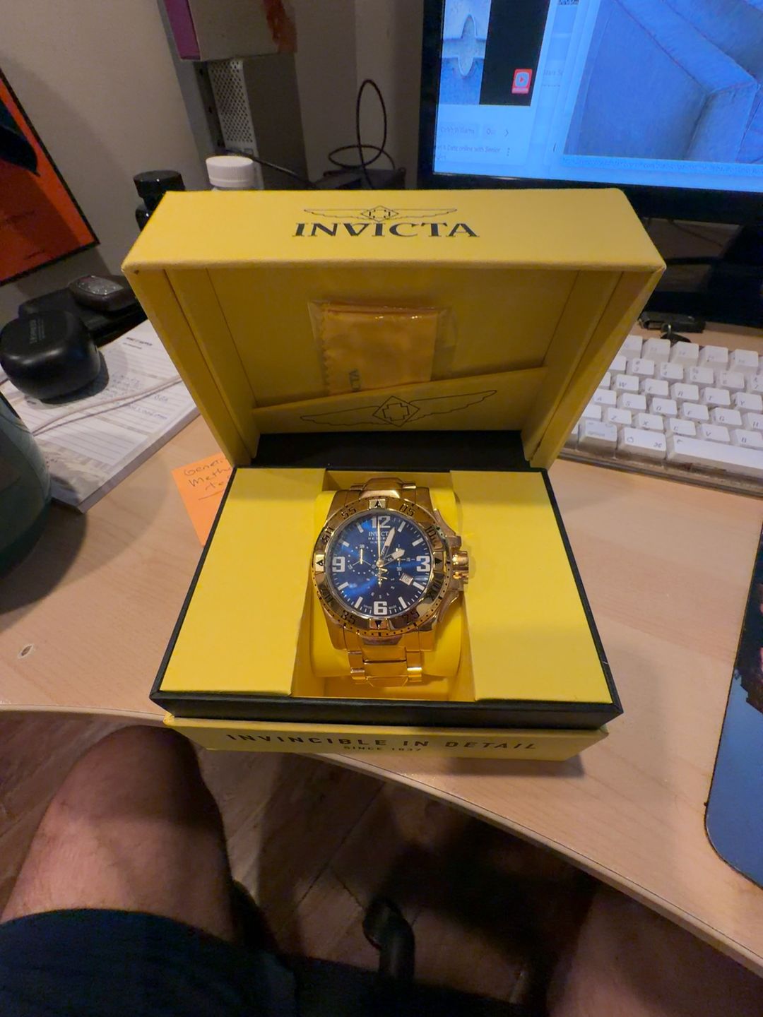 Invicta Excursion Reserve Chronograph 5676 Gold
