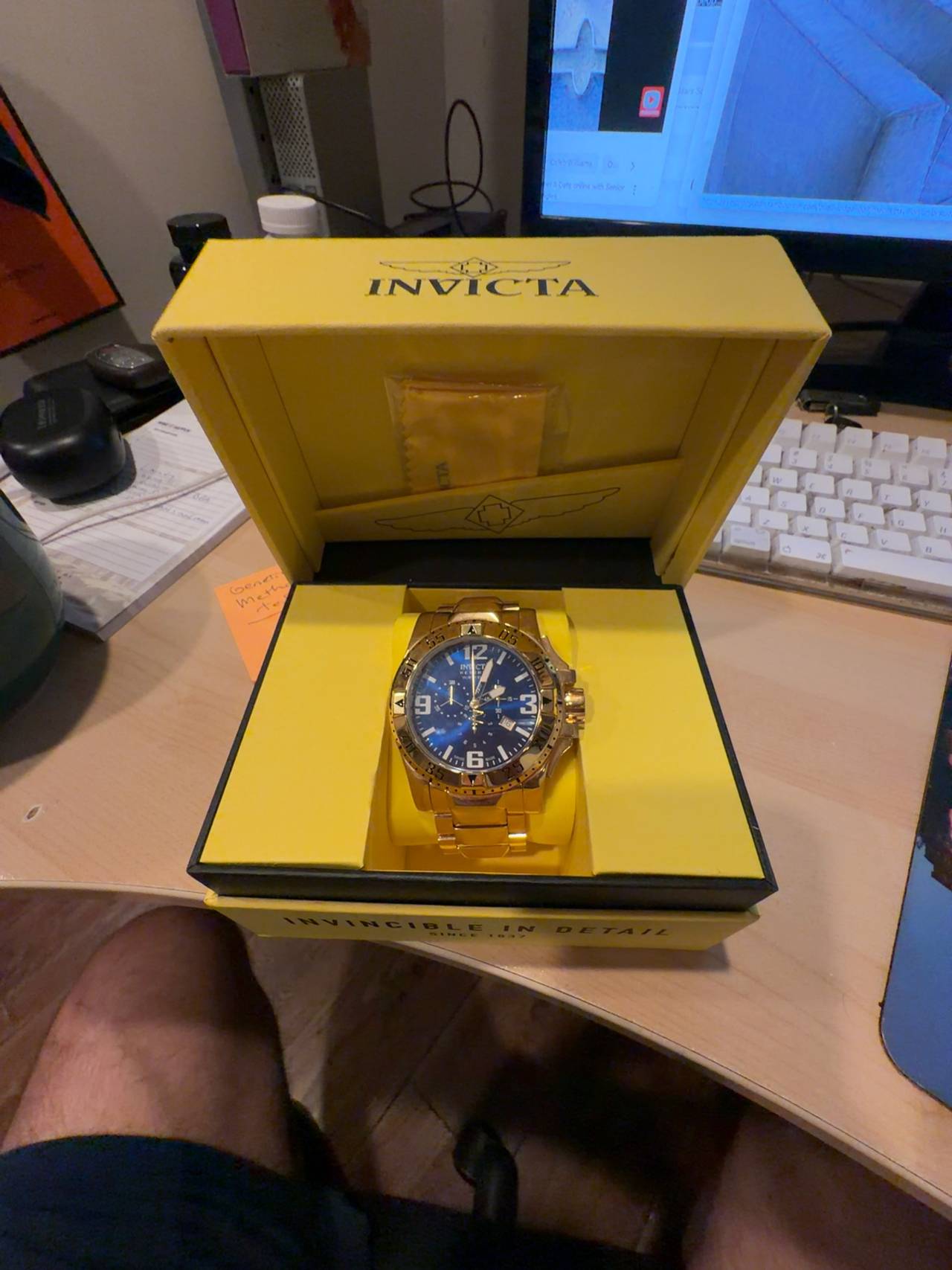 Invicta Excursion Reserve Chronograph 5676 Gold