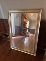 Large Gold Framed Wall Mirror - Image 1