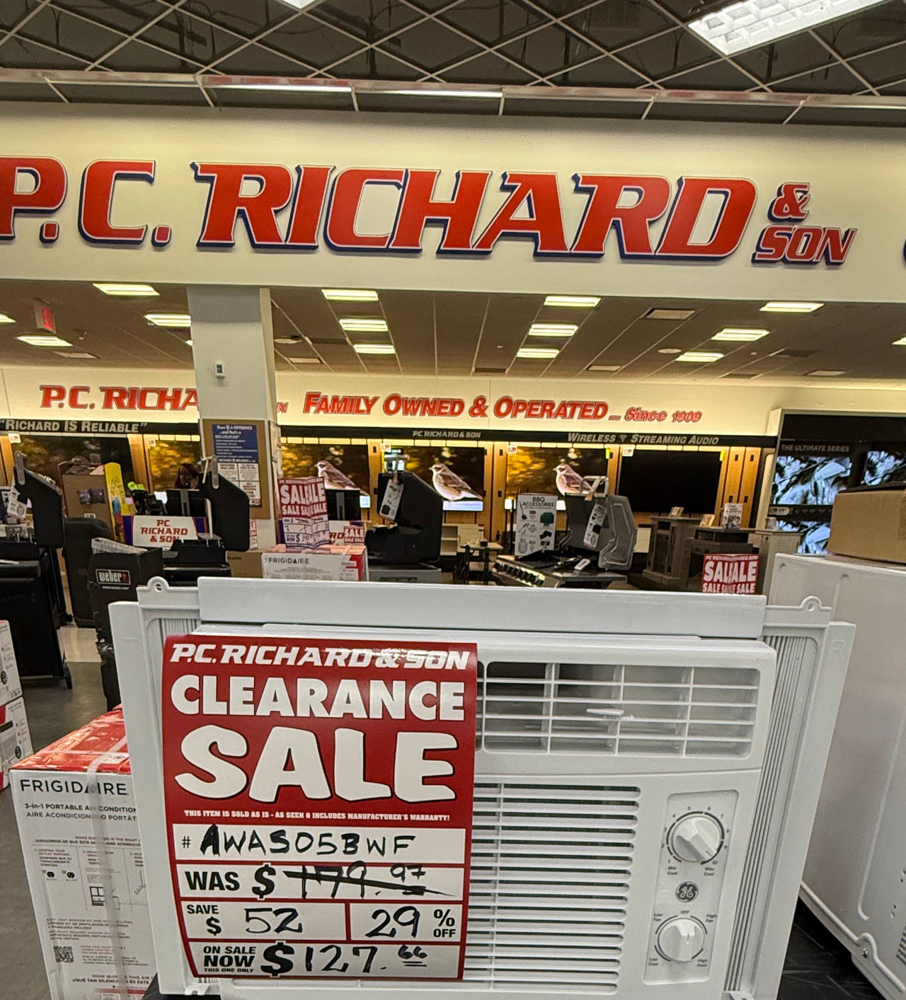 GE AWAS05BWF 5,000 BTU Window Air Conditioner