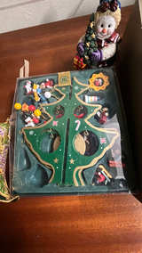 Kurt Adler Vintage Tabletop Wooden Christmas Tree with Ornaments - Image 4