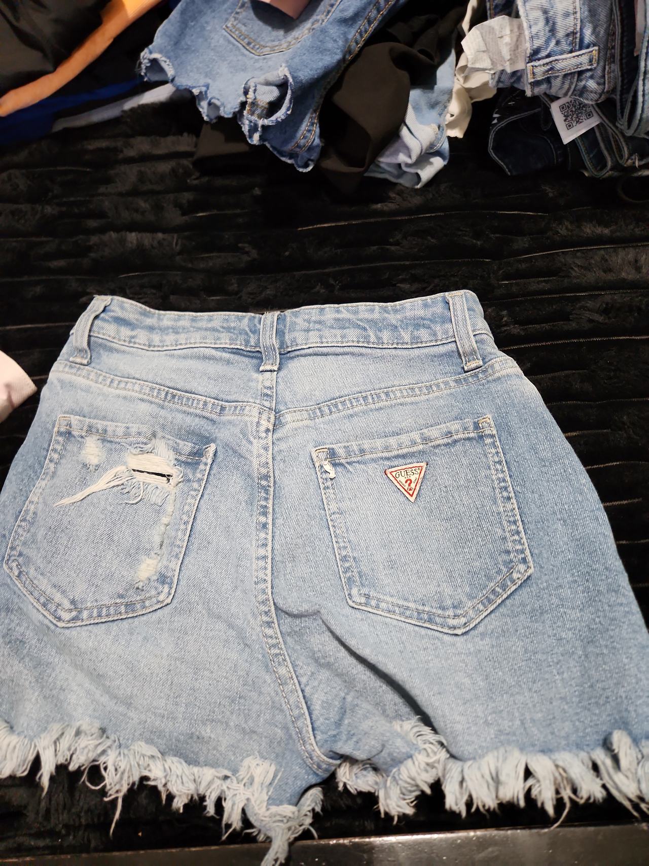 Guess Distressed Denim Shorts